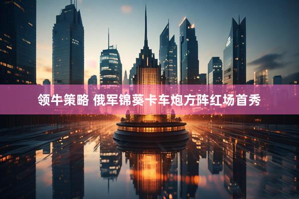 领牛策略 俄军锦葵卡车炮方阵红场首秀