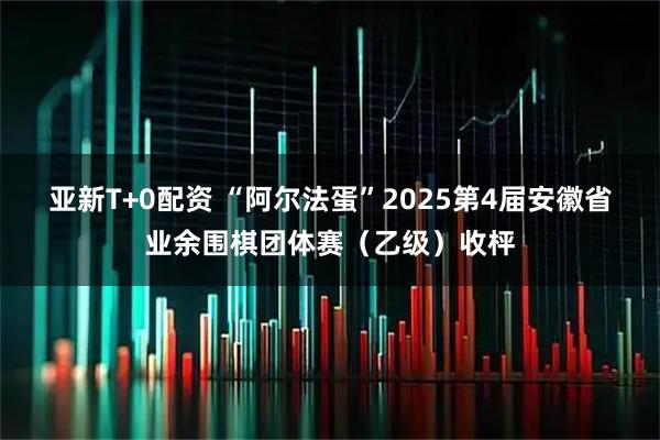 亚新T+0配资 “阿尔法蛋”2025第4届安徽省业余围棋团体赛（乙级）收枰